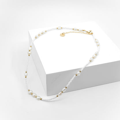 Savanna Pearl Necklace-kaulakoru-helmi-jewelbox-vedenkestävät-kullatut-korut