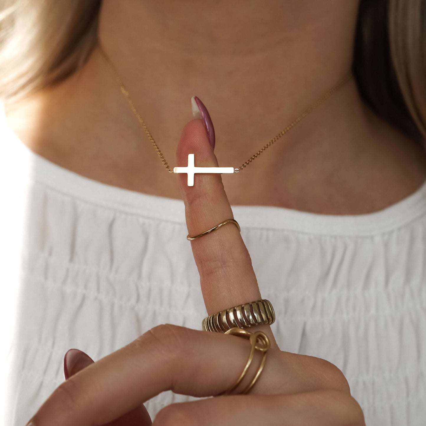 Camila Cross Necklace