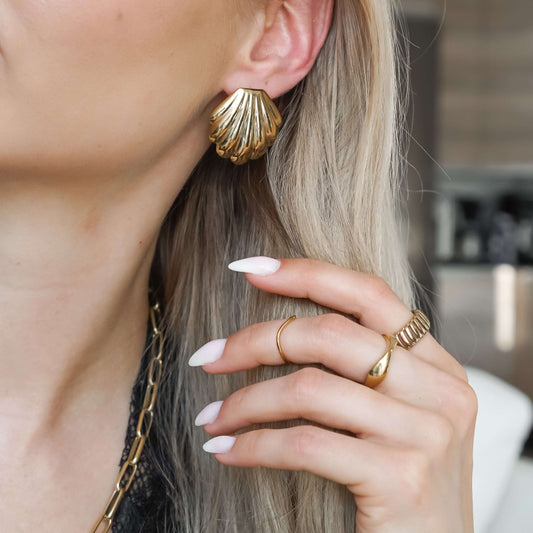 Scarlett Shell Earrings